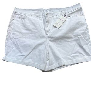 Gloria Vanderbilt Women's Plus Size Amanda Jean Shorts, Size 22W